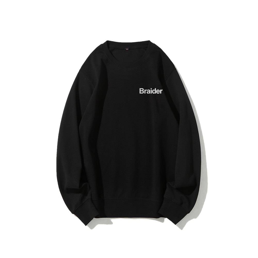 Braider Artist Casual Crewneck Sweatshirt-moweekender