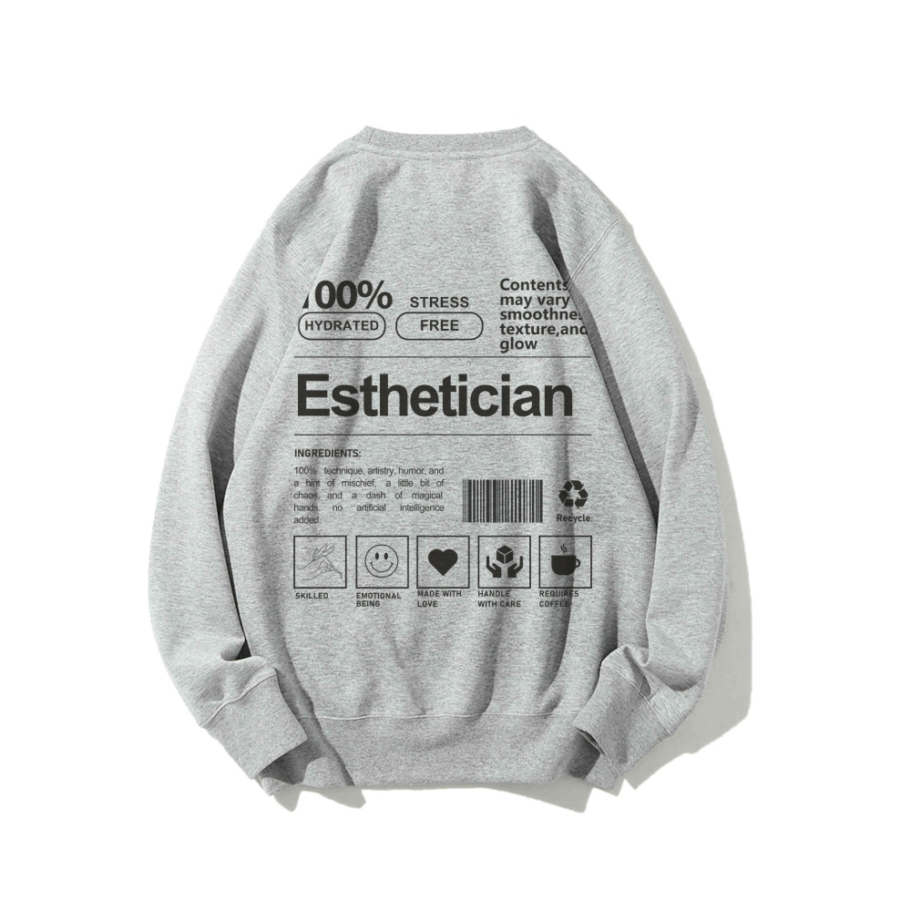 Esthetician Casual Crewneck Sweatshirt-moweekender