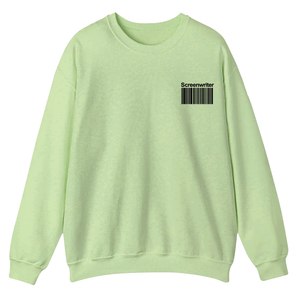 Screenwriter Printed Crew Neck Sweatshirt-moweekender