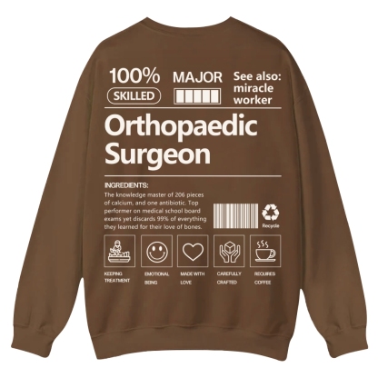 Orthopaedic Surgeon Casual Crewneck Sweatshirt
