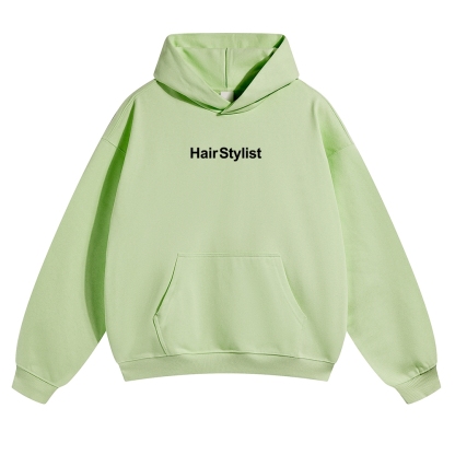 Hair Stylist Pattern Unisex Casual Anime Print Hoodie-moweekender