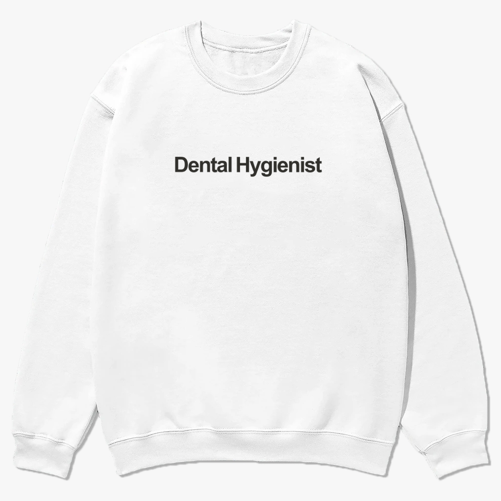 Dental Hygienist Casual Crewneck Sweatshirt-moweekender