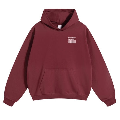 Pediatric Dentist Solid Color Hoodie-moweekender