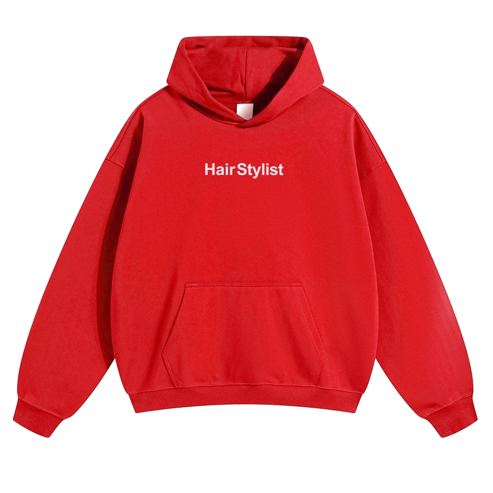 Hair Stylist Pattern Unisex Casual Anime Print Hoodie-moweekender