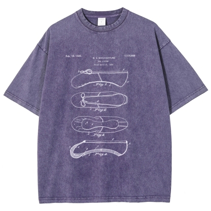 Ballet Unisex Fit Washed T-Shirt-moweekender