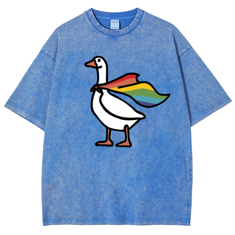 Goose Washed Oversized T-Shirt-moweekender