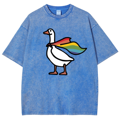 Goose Washed Oversized T-Shirt-moweekender