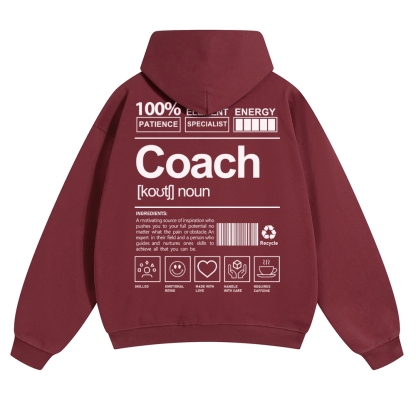 Coach Solid Color Hoodie-moweekender