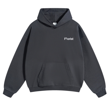 Florist Pattern Unisex Casual Anime Print Hoodie-moweekender