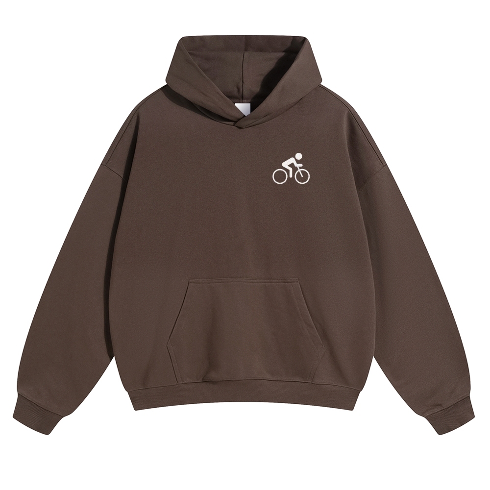 Cyclist Solid Color Hoodie