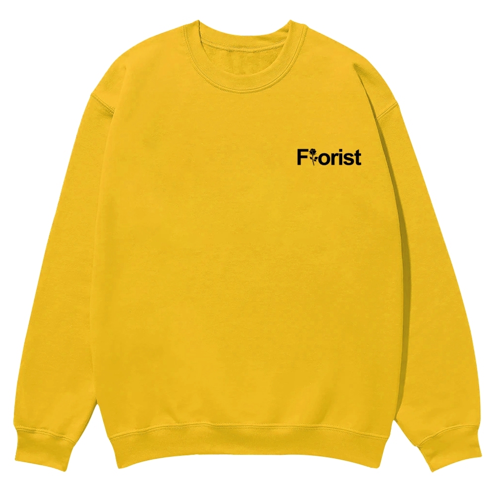 Florist Pattern Crew Neck Sweatshirt-moweekender