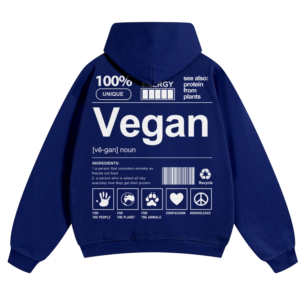 Vegan Unisex Casual Anime Print Hoodie-moweekender