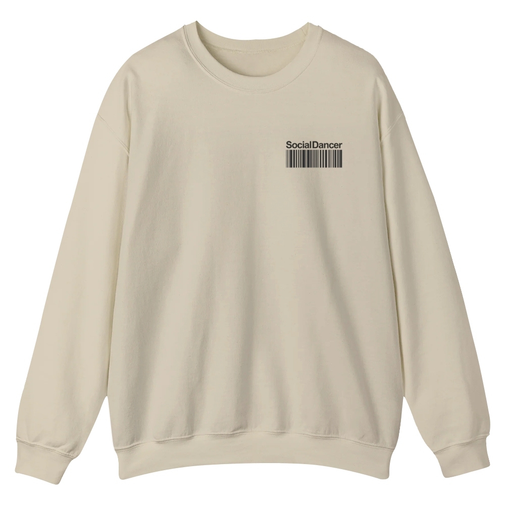 Social Dancer Casual Crewneck Sweatshirt-moweekender