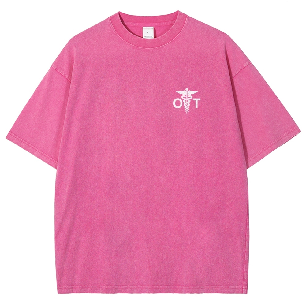 Osteopathic Therapist Unisex Fit Washed T-Shirt