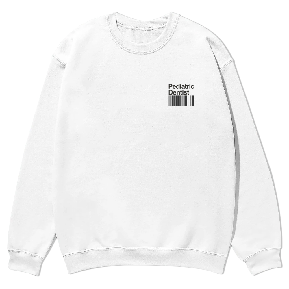 Pediatric Dentist Casual Crewneck Sweatshirt-moweekender
