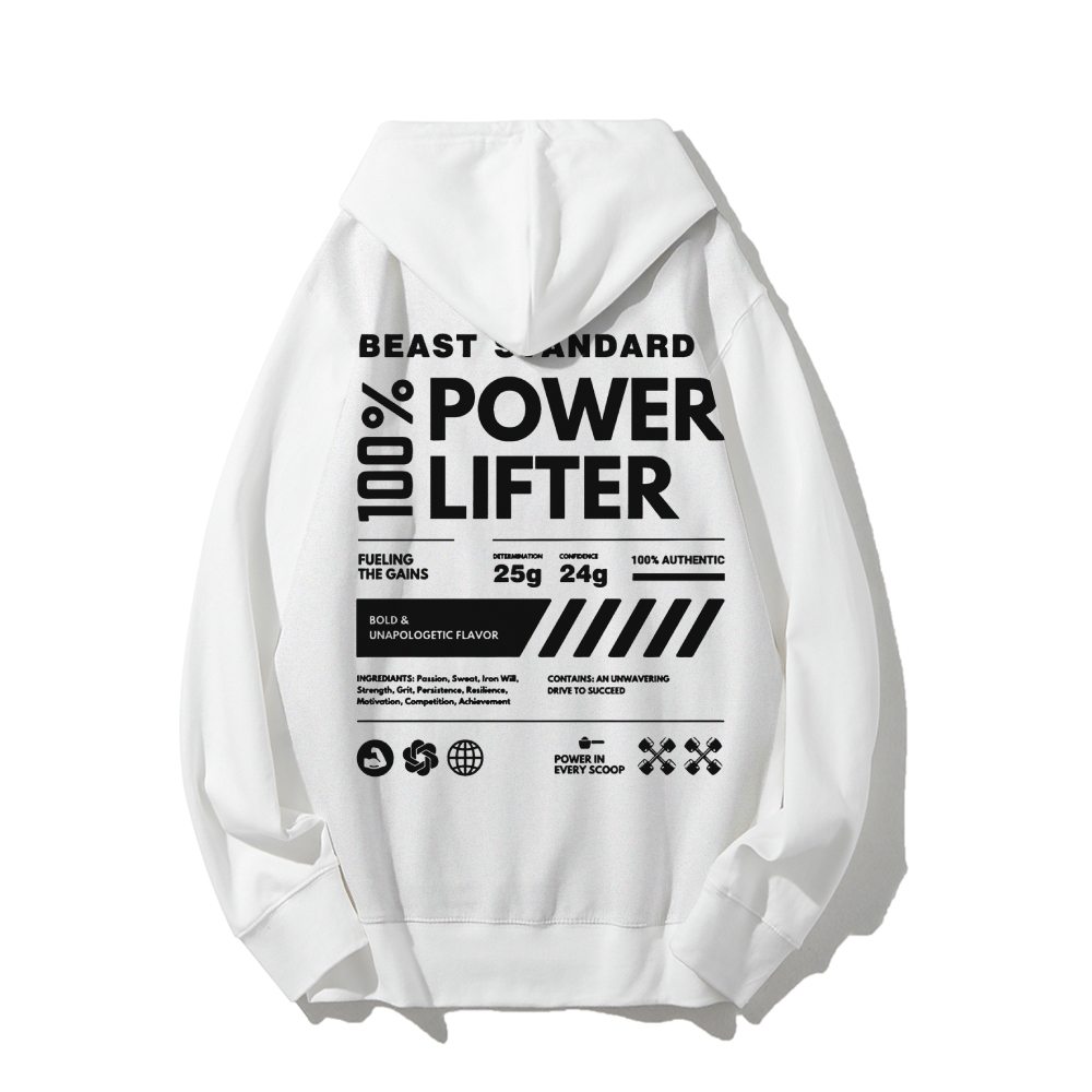 Power Lifter Casual Hoodie-moweekender