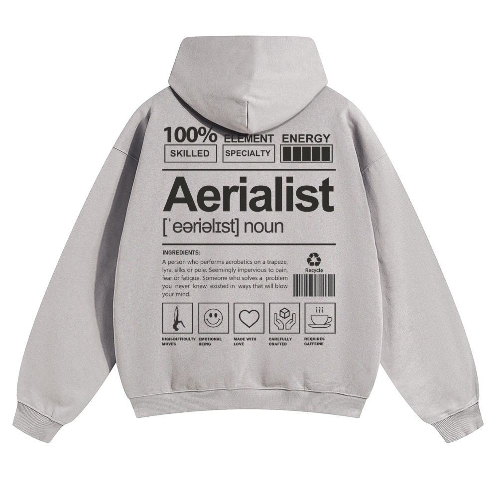 Aerialist Solid Color Hoodie-moweekender