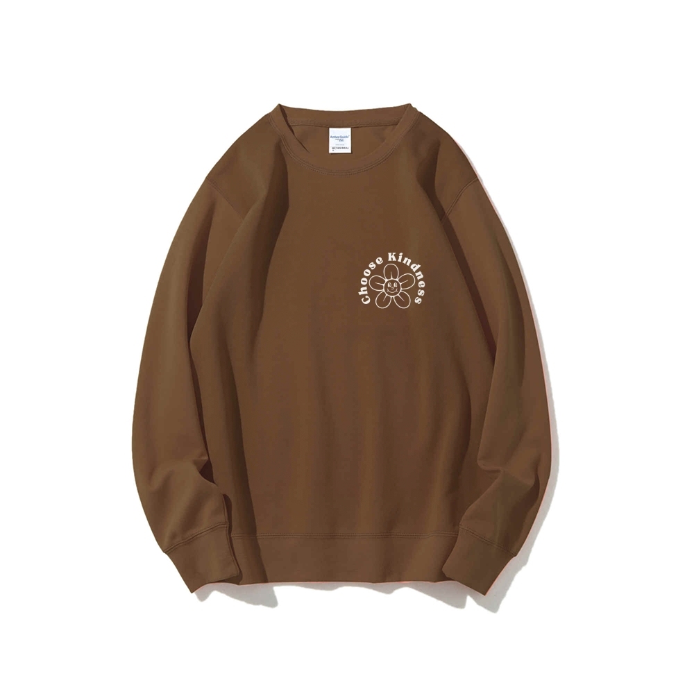 Choose Kindness Casual Crewneck Sweatshirt-moweekender