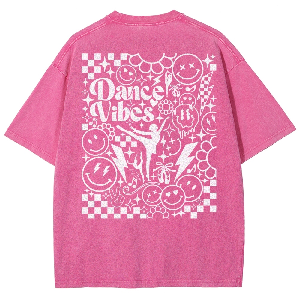 dance vibes Unisex Fit Washed T-Shirt-moweekender