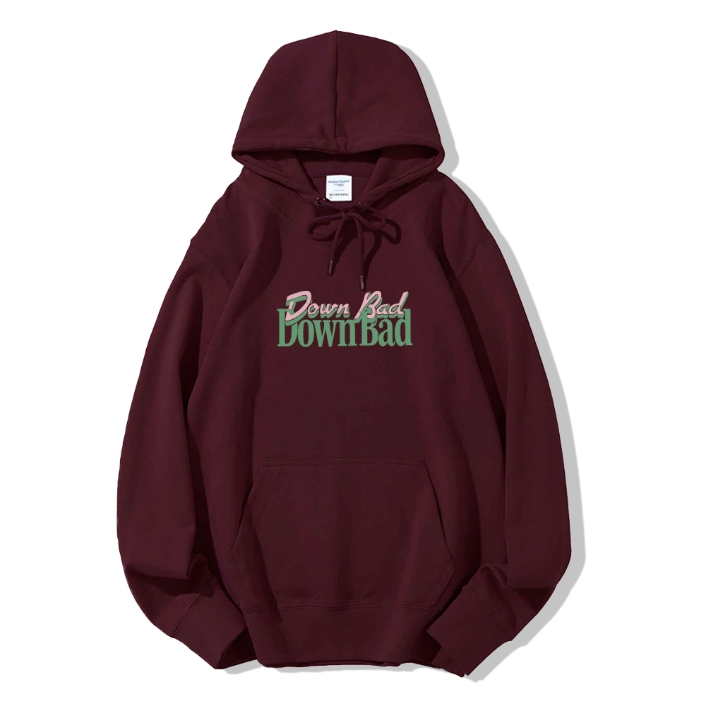Down Bad Crying At The Gym Casual Hoodie