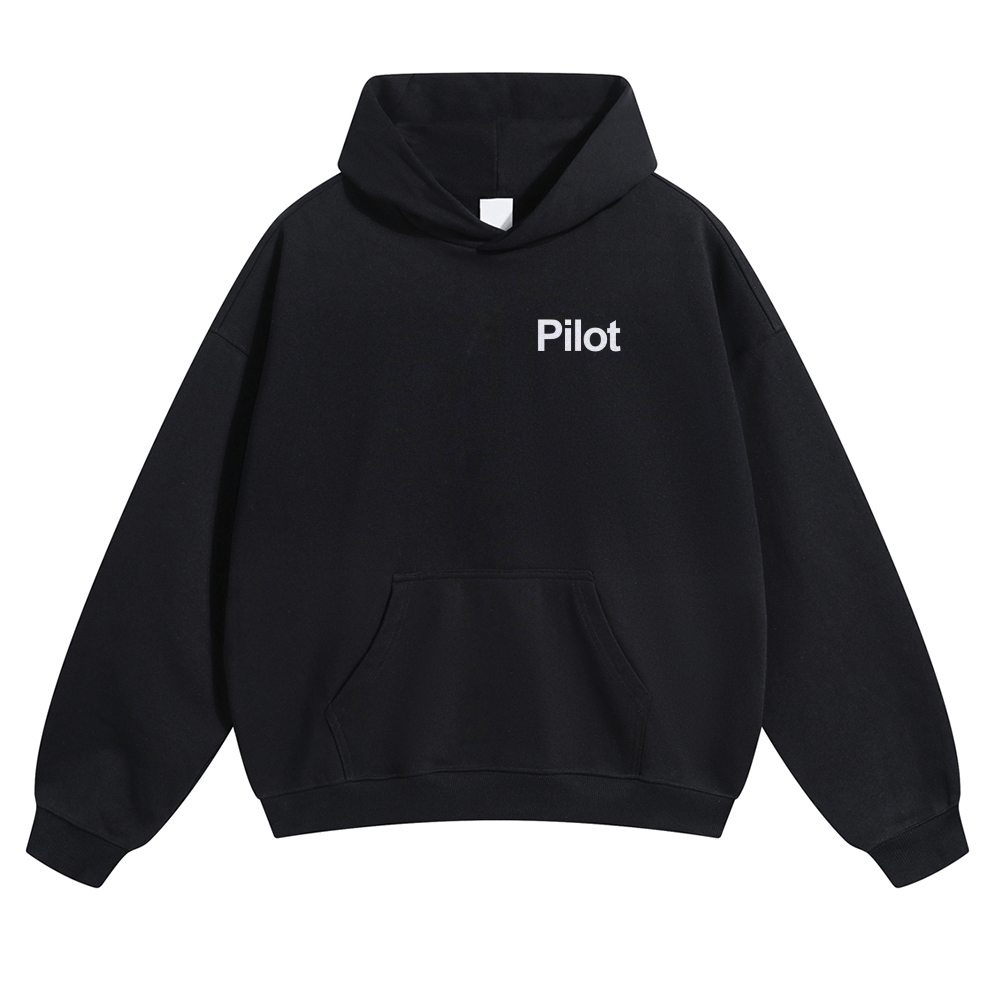Pilot Solid Color Hoodie-moweekender