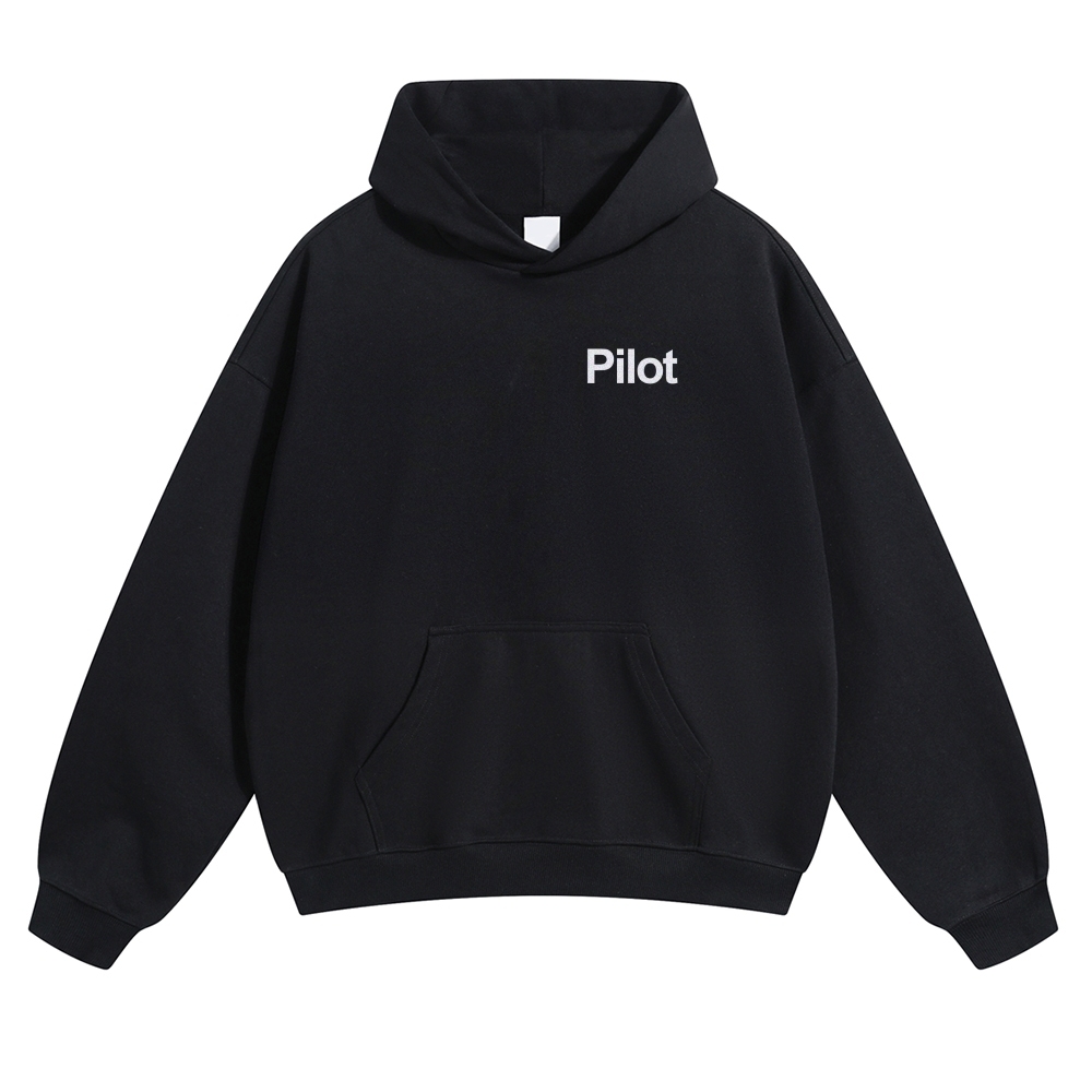 Pilot Solid Color Hoodie-moweekender