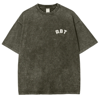 Registered Behavior Technician Unisex Fit Washed T-Shirt-moweekender