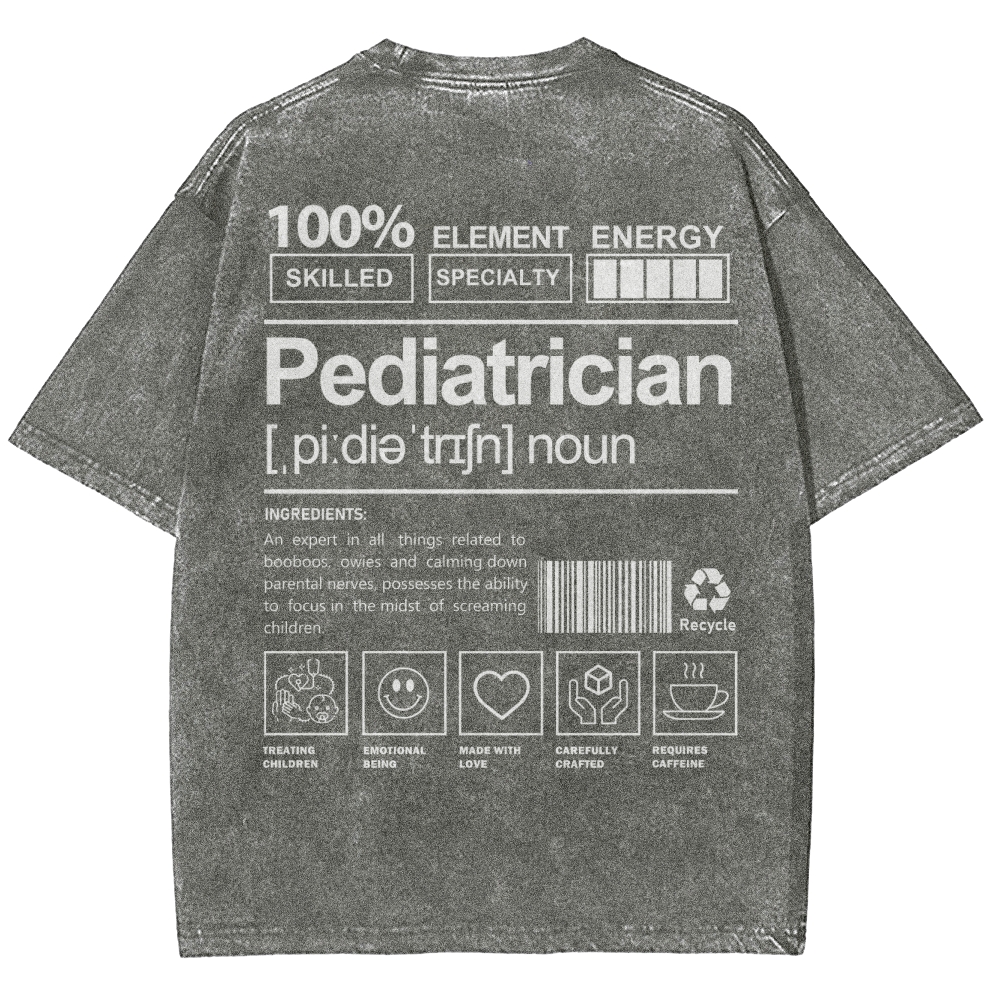 Pediatrician Unisex Fit Washed T-Shirt