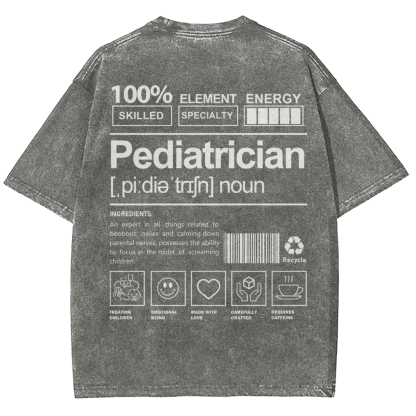 Pediatrician Unisex Fit Washed T-Shirt