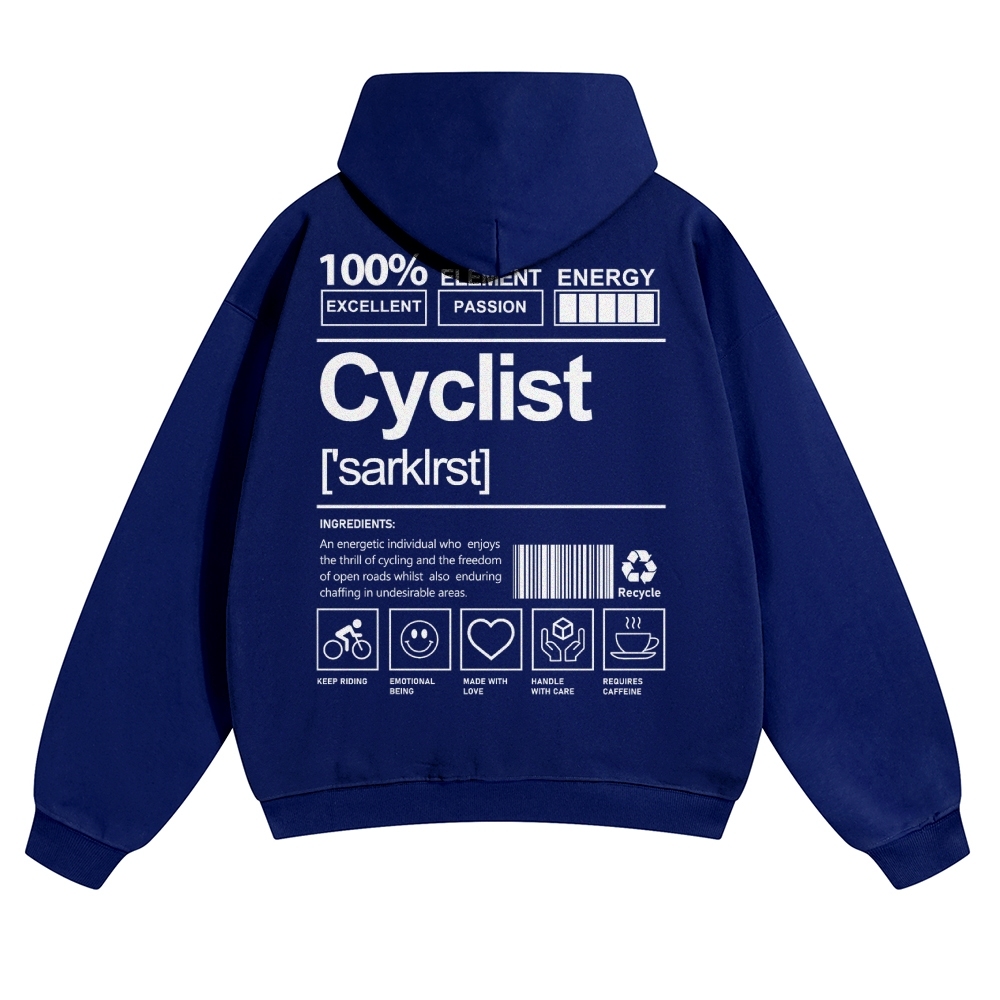 Cyclist Solid Color Hoodie