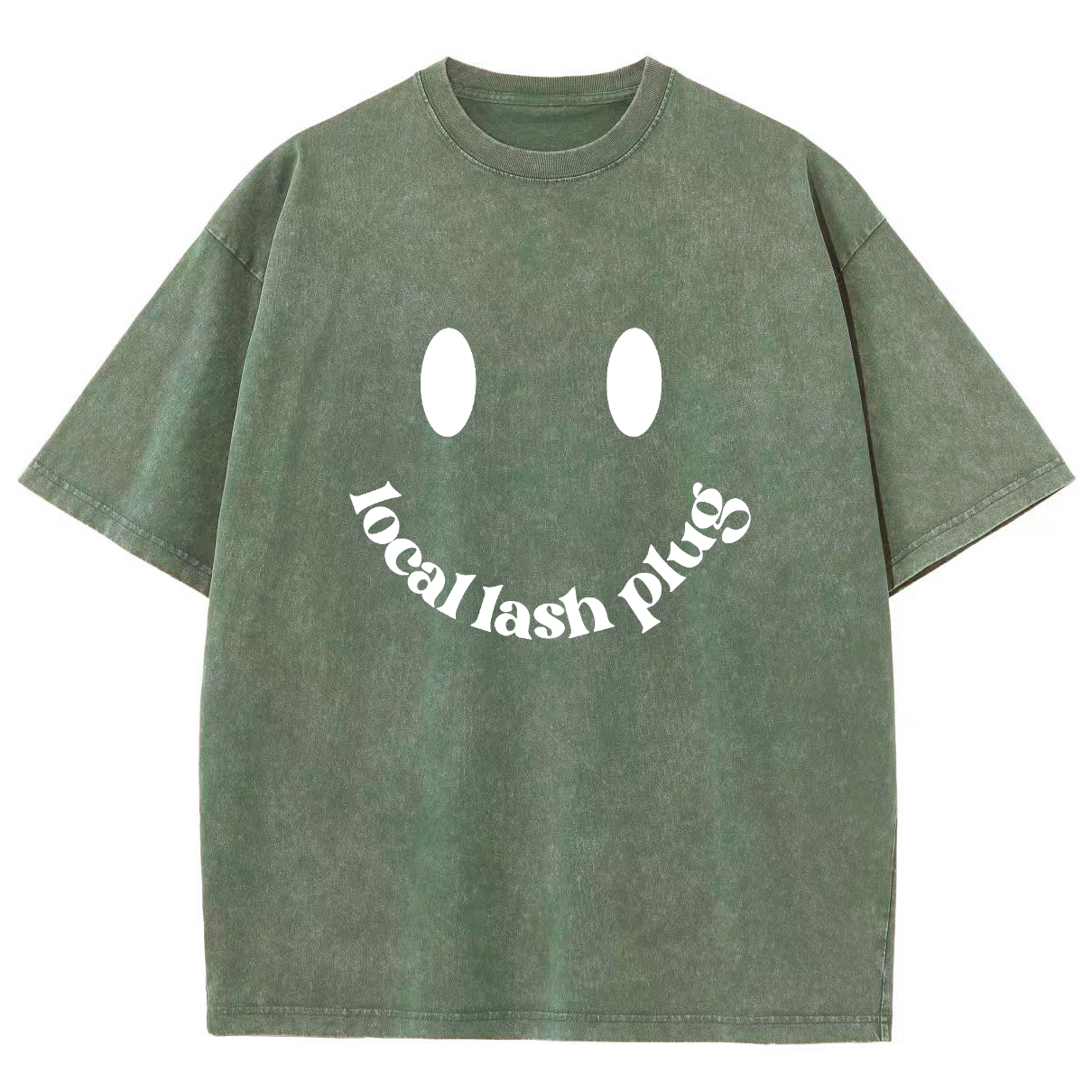 Local Lash Plug Unisex Fit Washed Oversized T-Shirt-moweekender