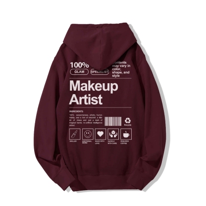 Makeup Artist Casual Hoodie-moweekender