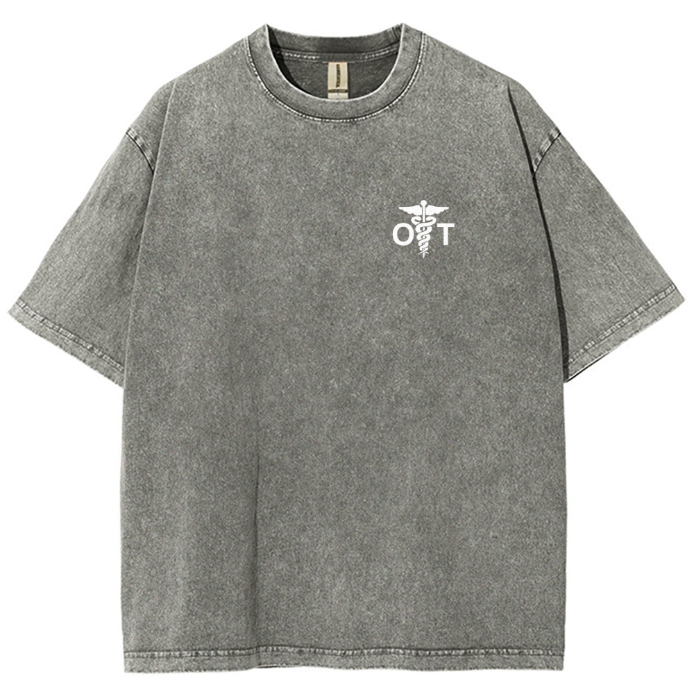 Osteopathic Therapist Unisex Fit Washed T-Shirt