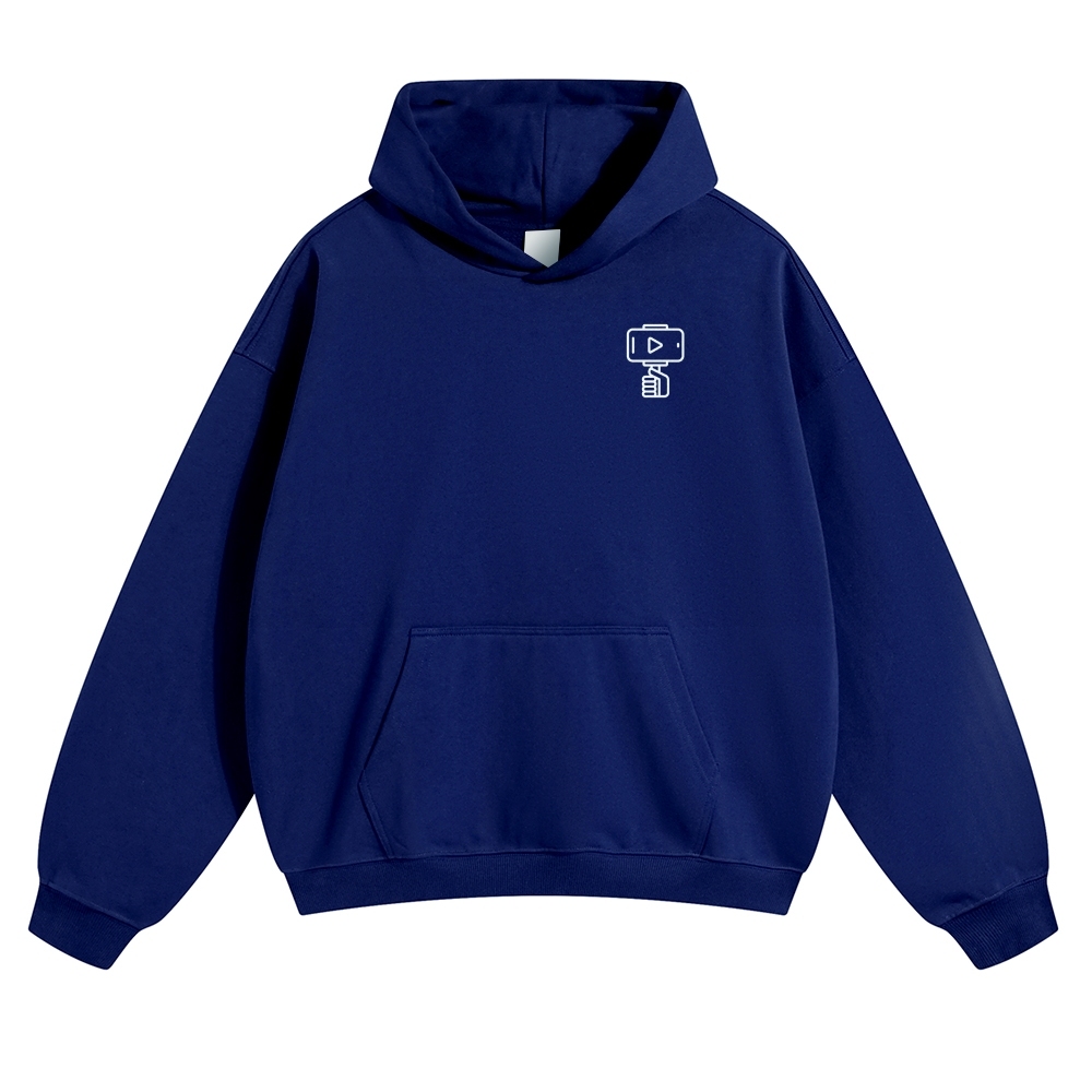 Vlogger Unisex Casual Anime Print Hoodie-moweekender