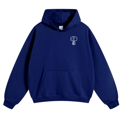 Vlogger Unisex Casual Anime Print Hoodie-moweekender
