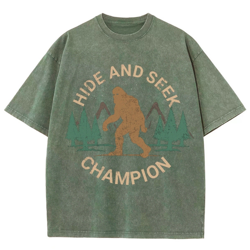 Hide And Seek Champion Vintage Snowflake Washed T-Shirt-moweekender