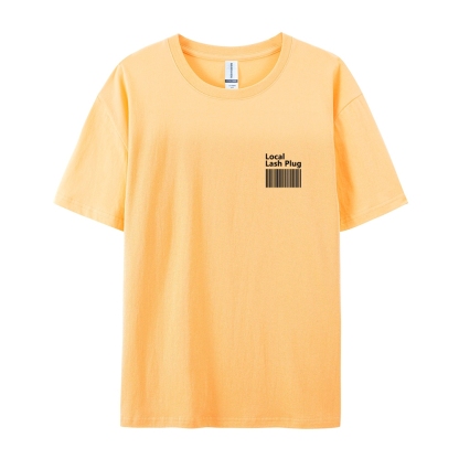 Local Lash Plug Casual Short Sleeve T-Shirt-moweekender