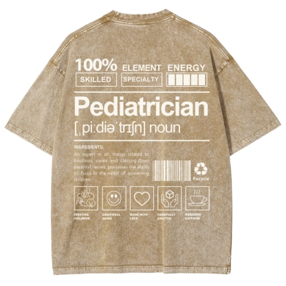 Pediatrician Unisex Fit Washed T-Shirt