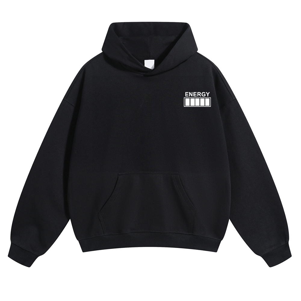 QR Code Customized Unisex Solid Hoodie