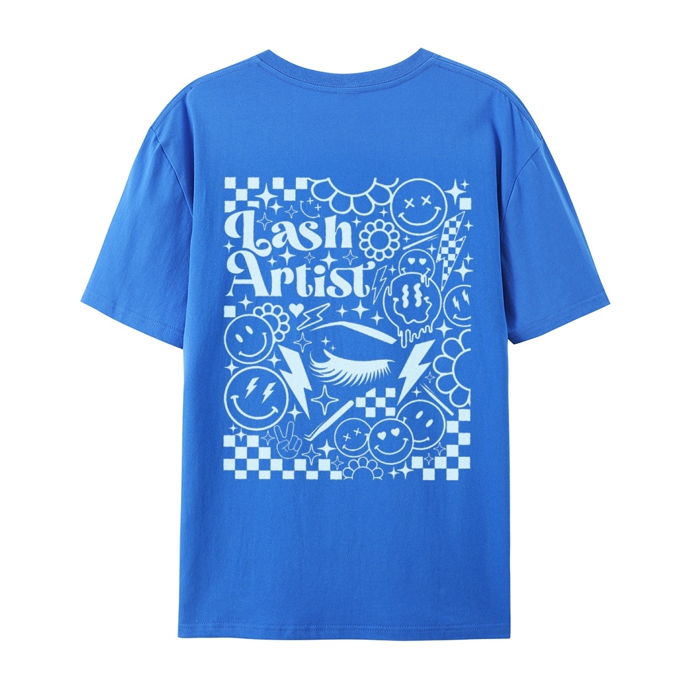 Lash Artist Casual Short Sleeve T-Shirt-moweekender
