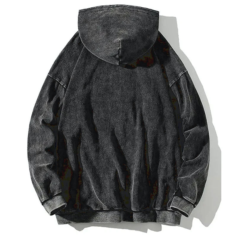 Retro Tiger Washed Vintage Hoodie-moweekender