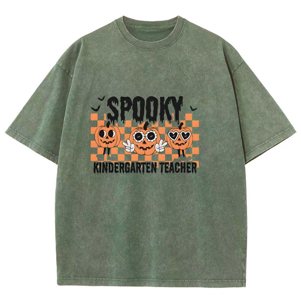 Halloween Unisex Fit Washed T-Shirt-moweekender
