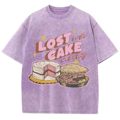 Lost in the Cake Vintage Snowflake Washed T-Shirt-moweekender