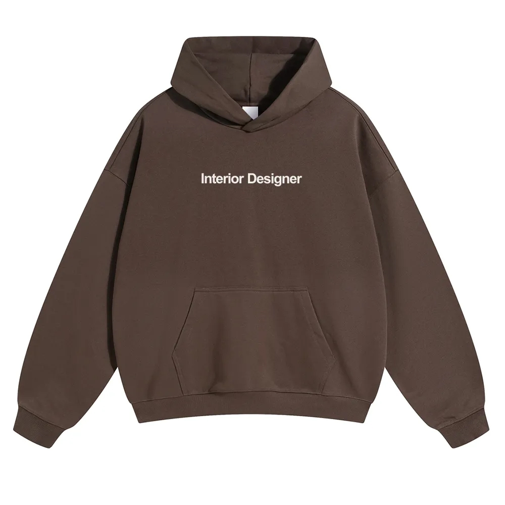 Interior Designer Unisex Casual Anime Print Hoodie-moweekender