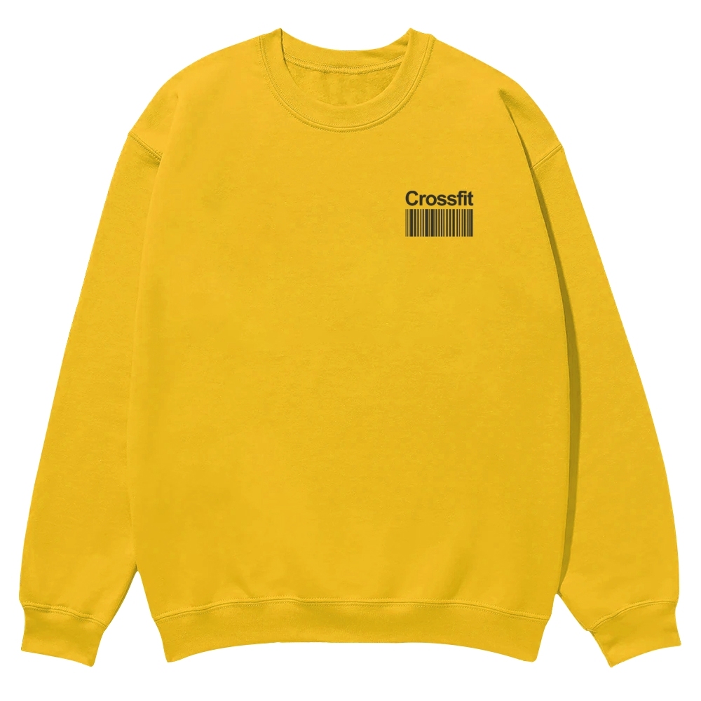 Crossfit Printed Crew Neck Sweatshirt-moweekender