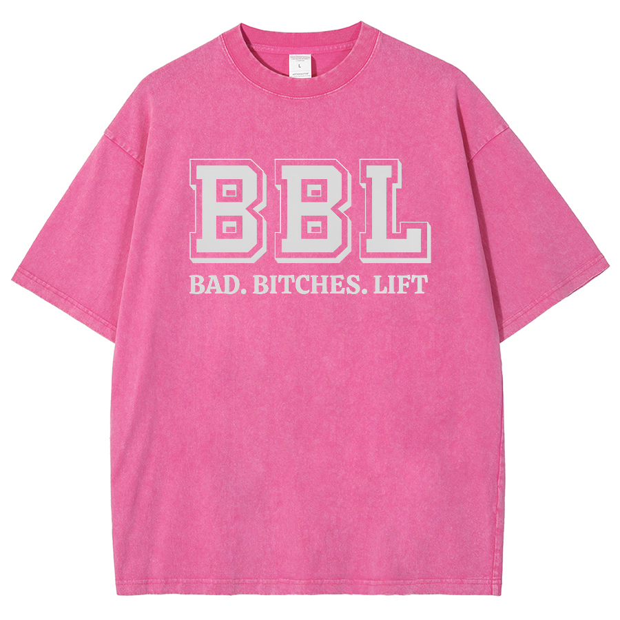 BBL Unisex Fit Washed Oversized T-Shirt-moweekender