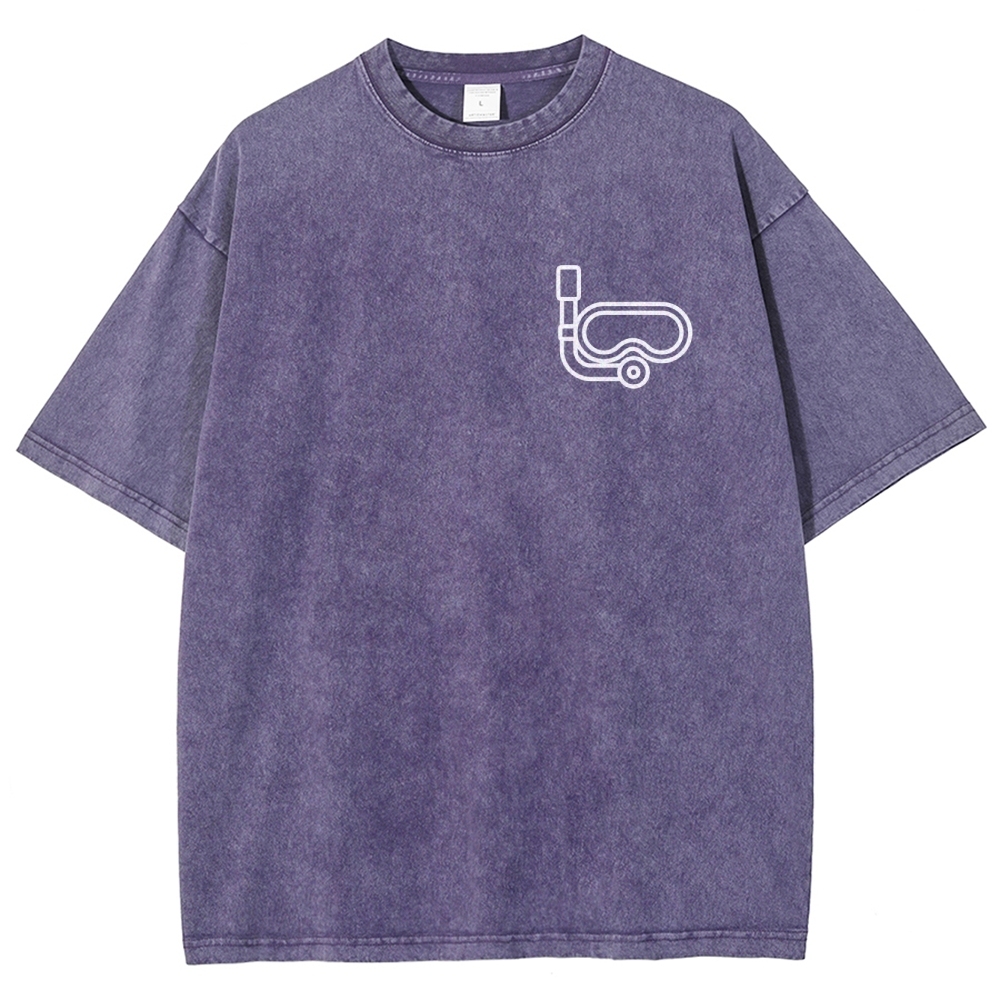 Scuba Instructor Unisex Fit Washed T-Shirt