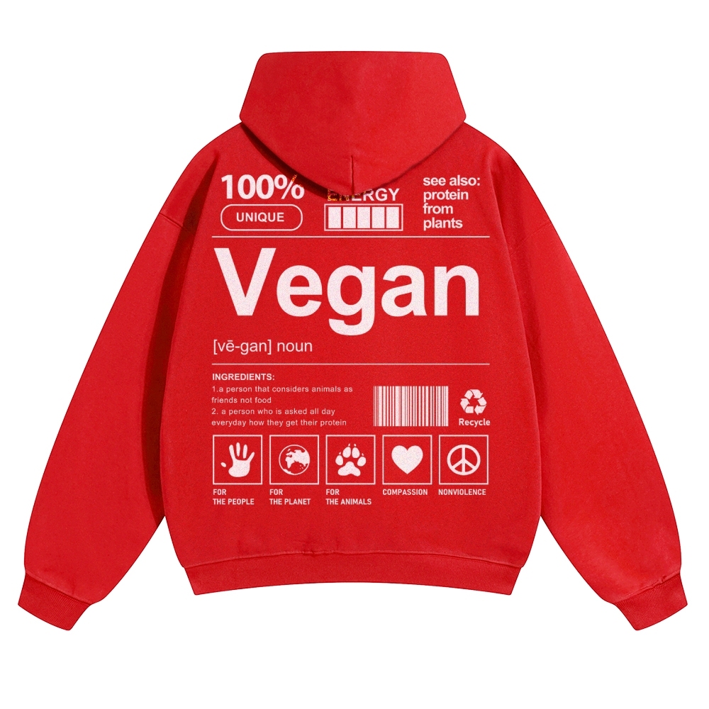 Vegan Unisex Casual Anime Print Hoodie-moweekender