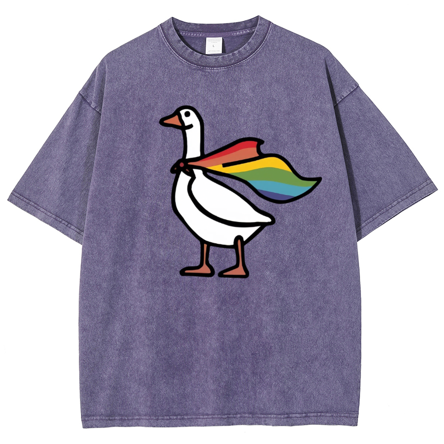 Goose Washed Oversized T-Shirt-moweekender