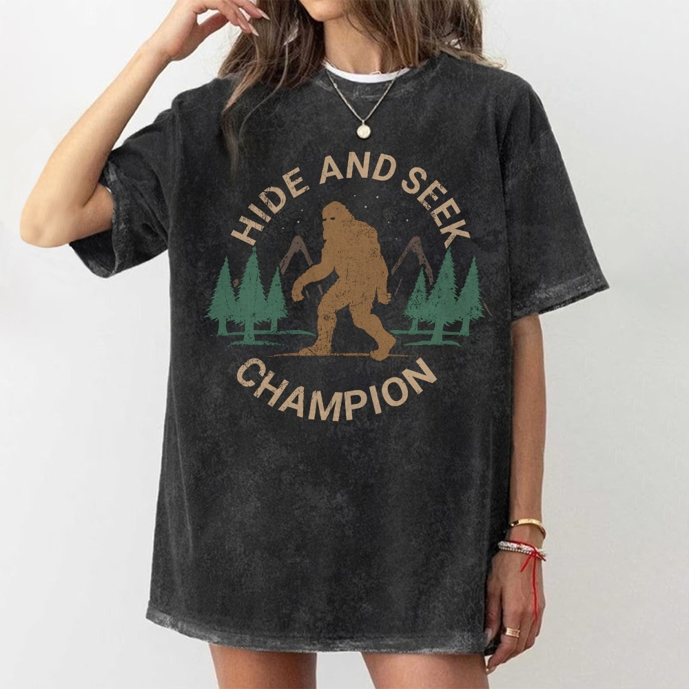 Hide And Seek Champion Vintage Snowflake Washed T-Shirt-moweekender